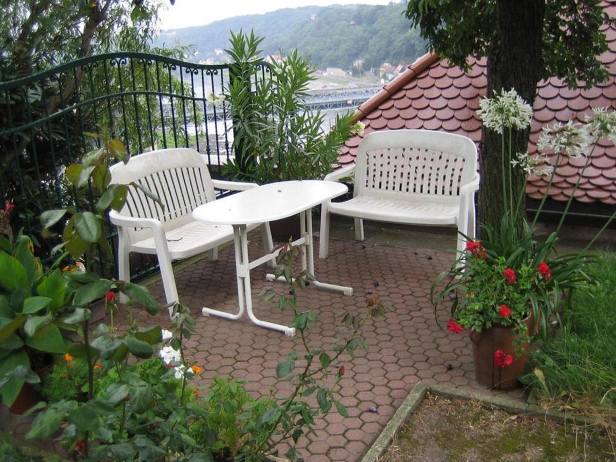 Pension Elbblick Sabine Zuschke マイセン エクステリア 写真
